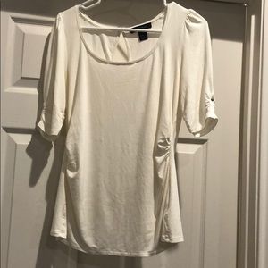 WHBM white top size large